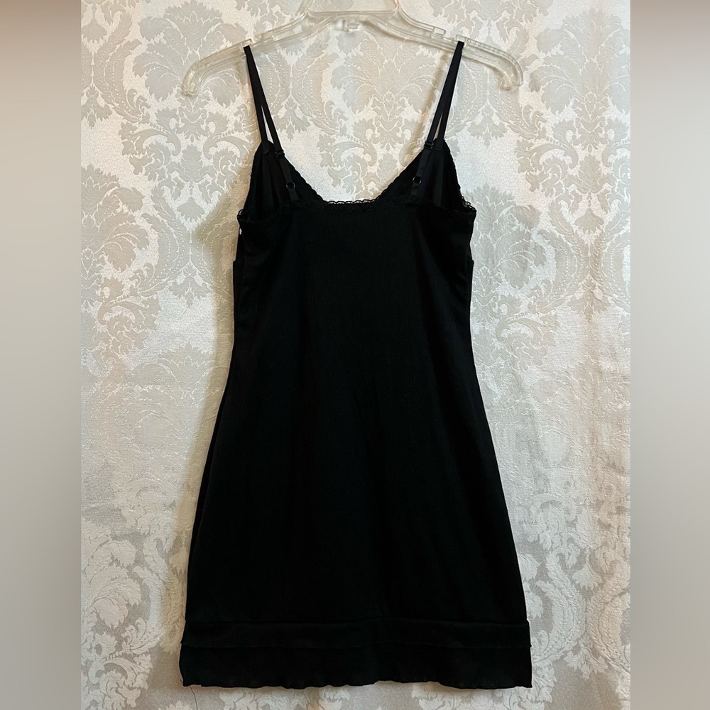 PacSun Beverly And Beck Sofia Pointelle V-Neck Mini Dress Size S GUC Slim Fit - Picture 5 of 9